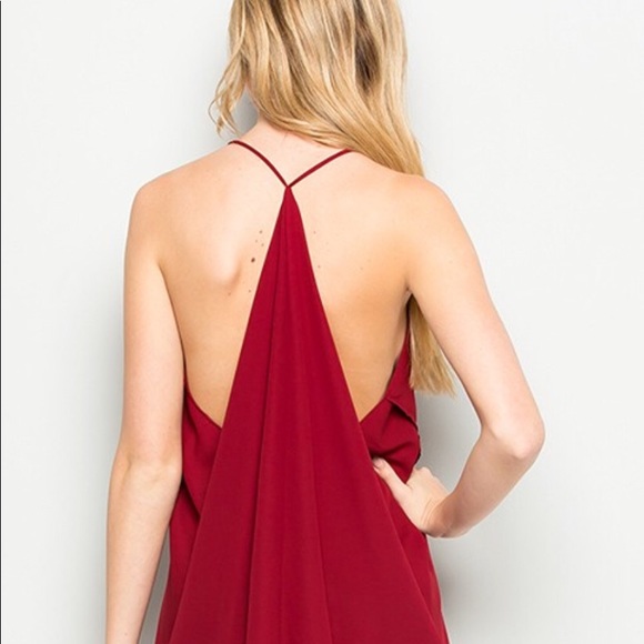 Solid Red or ALL COLORS ruffle TUNIC GLEEM DRESS - Picture 4 of 8